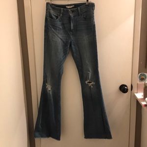 abercrombie and fitch flare jeans